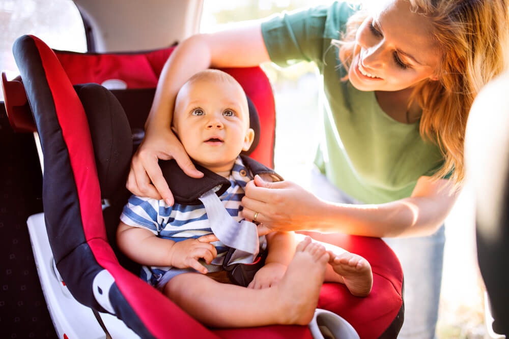 GETTING THERE SAFE:  Making sure your child is restrained appropriately in your car