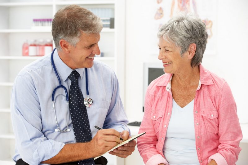 doctor patient relationship during an office visit